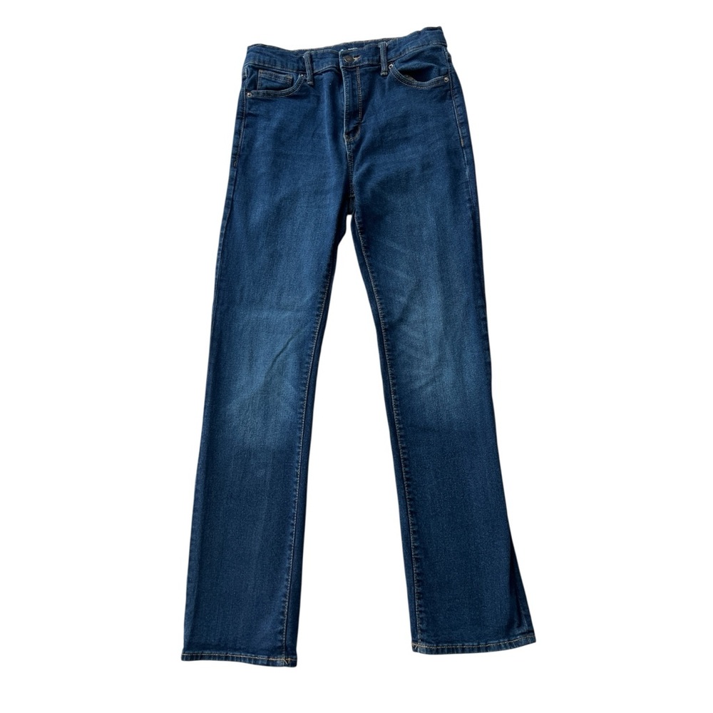 Old Navy Straight Flexband Classic Boys Blue Jeans 18 (28x29)